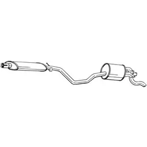 Silencieux arrière bosal 287-867