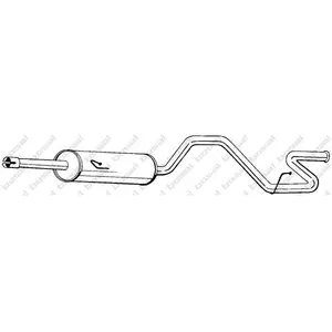 Einddemper 287357 Bosal pas cher