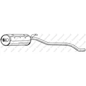 Einddemper 284011 Bosal pas cher