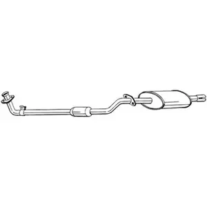 Silencieux avant bosal 284-181