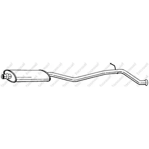 Middendemper 286167 Bosal pas cher
