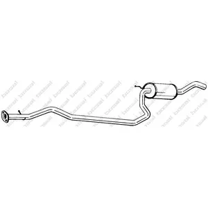 Middendemper 286323 Bosal pas cher
