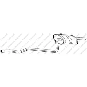 Einddemper 286465 Bosal pas cher