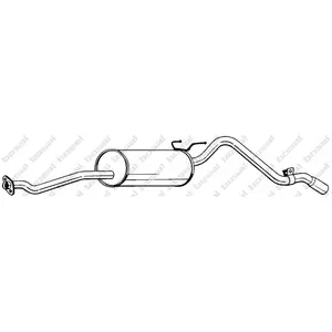 Einddemper 286409 Bosal pas cher