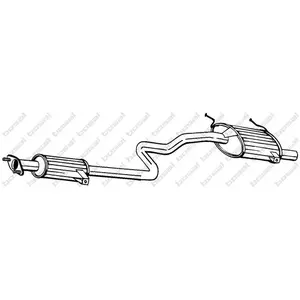Einddemper 288091 Bosal pas cher