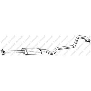 Middendemper 288099 Bosal pas cher