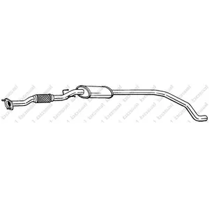 Middendemper 289037 Bosal pas cher