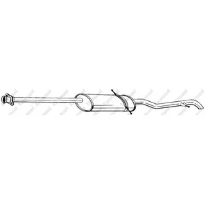 Einddemper korte versie 289023 Bosal pas cher