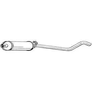 Silencieux central bosal 278-961