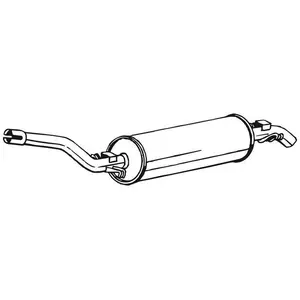 Einddemper 278013 Bosal pas cher
