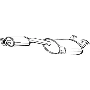 Silencieux arrière bosal 278-631