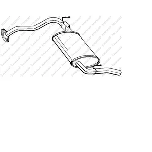 Einddemper 278603 Bosal pas cher