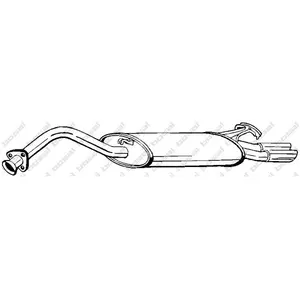 Einddemper 278147 Bosal pas cher