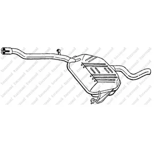 Einddemper 278325 Bosal pas cher