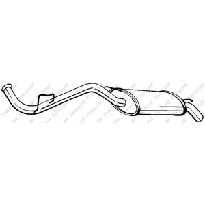 Einddemper 278429 Bosal pas cher