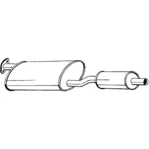 Silencieux central bosal 279-937