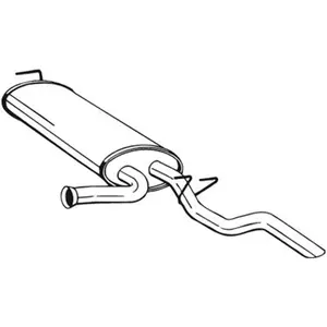 BOSAL Silencieux arrière pour RENAULT: Master & OPEL: Movano (Ref: 279...Vendu paroscaro