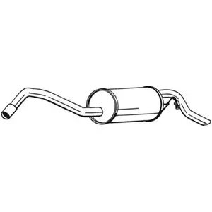 Silencieux arrière bosal 279-559
