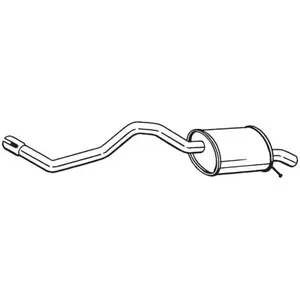 BOSAL Silencieux arrière pour RENAULT: Captur, Clio (Ref: 279-637)Vendu paroscaro