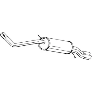 Einddemper 279641 BosalVendu parwinparts