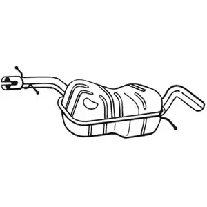 Middendemper 220013 Bosal pas cher