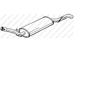 Einddemper 227011 Bosal pas cher