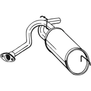 Echappement bosal référence 229-755