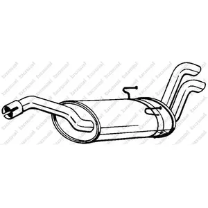 Einddemper 190297 Bosal pas cher