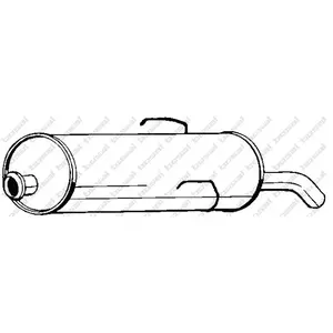 Einddemper 190805 Bosal pas cher