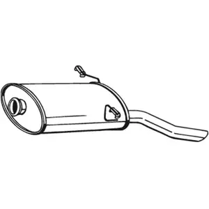Einddemper 190041 Bosal pas cher