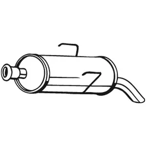 BOSAL AUTOMOTIVE & INDUSTRIAL Einddemper pas cher