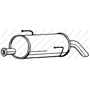 Einddemper 190155 Bosal pas cher