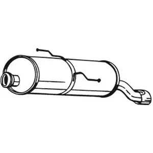 Einddemper 190359 Bosal pas cher