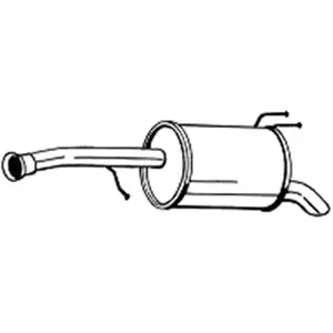 Einddemper 165073 Bosal pas cher