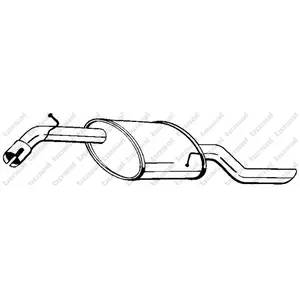 Einddemper 141199 Bosal pas cher