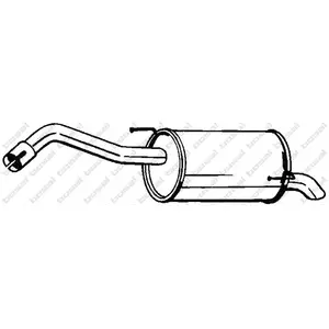 Einddemper 145143 Bosal pas cher