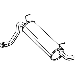 Bosal Einddemper (4x4) pas cher