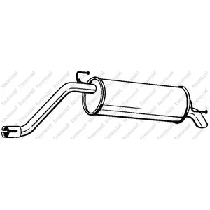 Einddemper 148147 Bosal pas cher