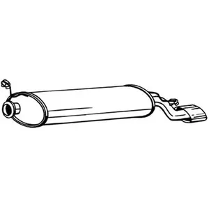 BOSAL Silencieux arrière pour CITROËN: ZX (Ref: 135-217)Vendu paroscaro