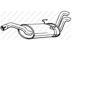 Einddemper 135063 Bosal pas cher