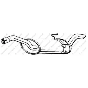 Einddemper 135061 Bosal pas cher
