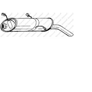 Einddemper 135763 Bosal pas cher