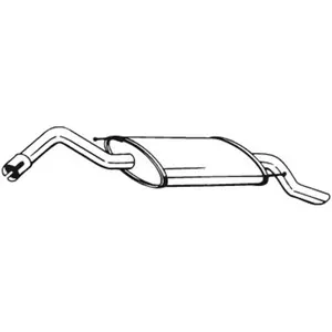 BOSAL Silencieux arrière pour FORD: Fiesta, Courier (Ref: 154-273) pas cher