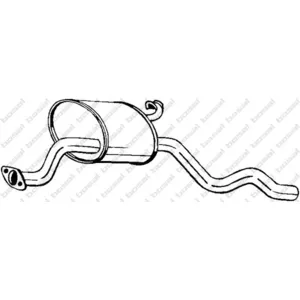BOSAL Silencieux central pour FORD: Sierra (Ref: 154-925) pas cher