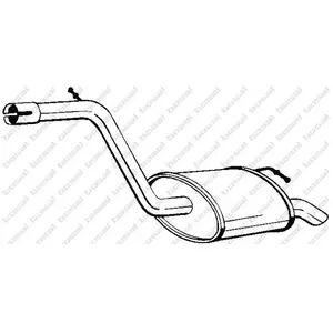 Bosal Einddemper pas cher