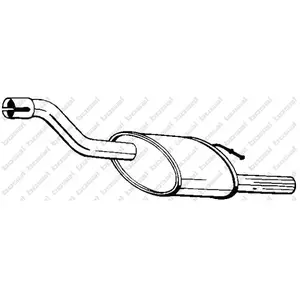 Einddemper 154379 Bosal pas cher