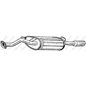 Einddemper 115329 Bosal pas cher