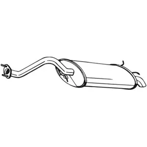 Silencieux arrière bosal 115-319