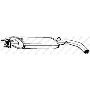 Middendemper 115799 Bosal pas cher