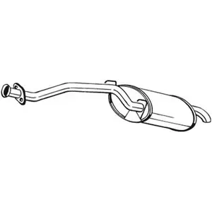 Silencieux arrière bosal 115-761 pas cher